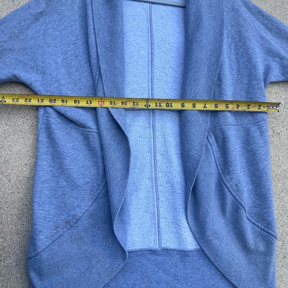 Women's Grey Open Front Sweater Banana Republic Size Medium - Picture 5 of 8